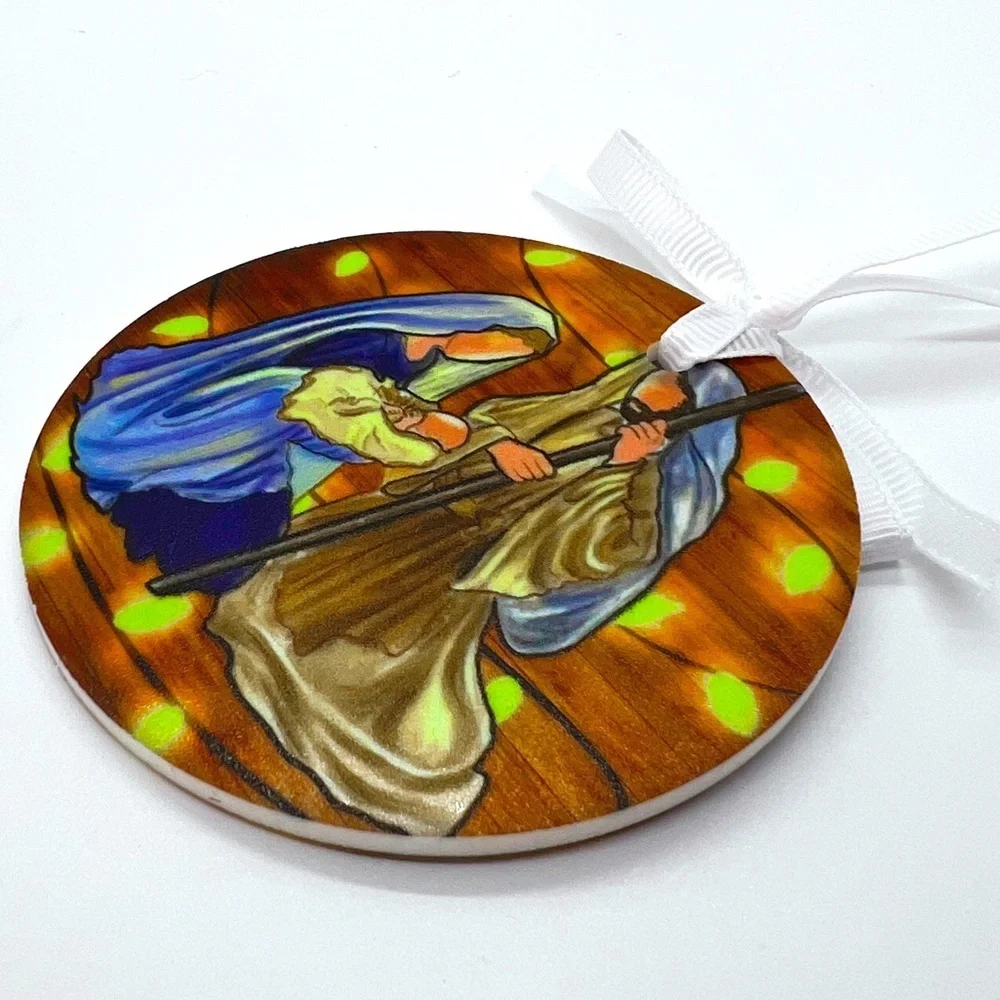 Nativity Ornament, Reason for the Season, Christmas Ornament, Sublimation